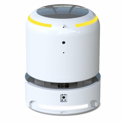 智能輕量級遞送機(jī)器人  自主乘梯 室內(nèi)配送 靈活小巧 精準(zhǔn)送物 多場景適用